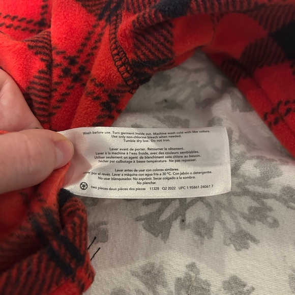 Carters quarter button up fleece 3t - Picture 5 of 6